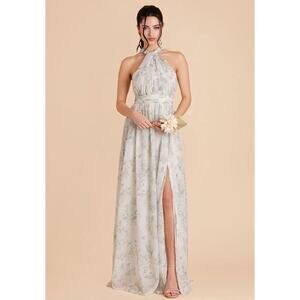 Birdy Grey Grace Chiffon Dress in Sage Spring Garden Size Medium